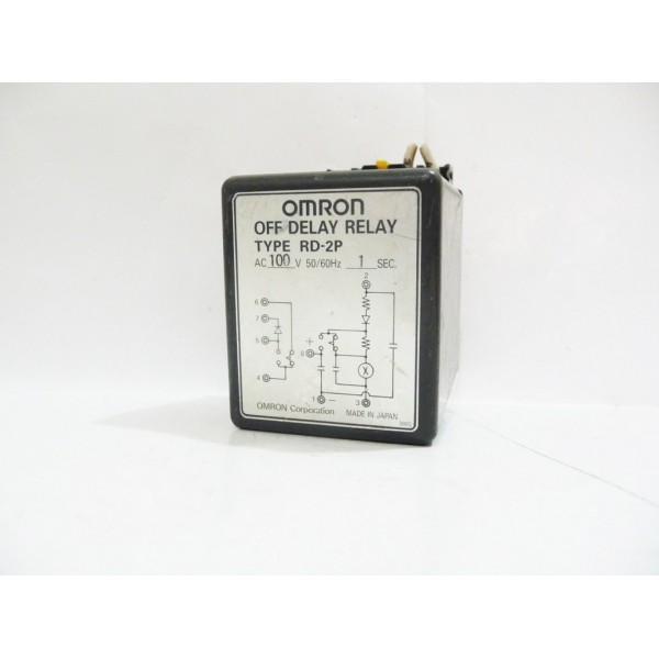 Omron Time Delay Relay with base, RD-2P, Omron, Japan
